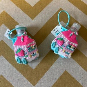 2 Hand lotions w/ clip on holders new from Claire’s